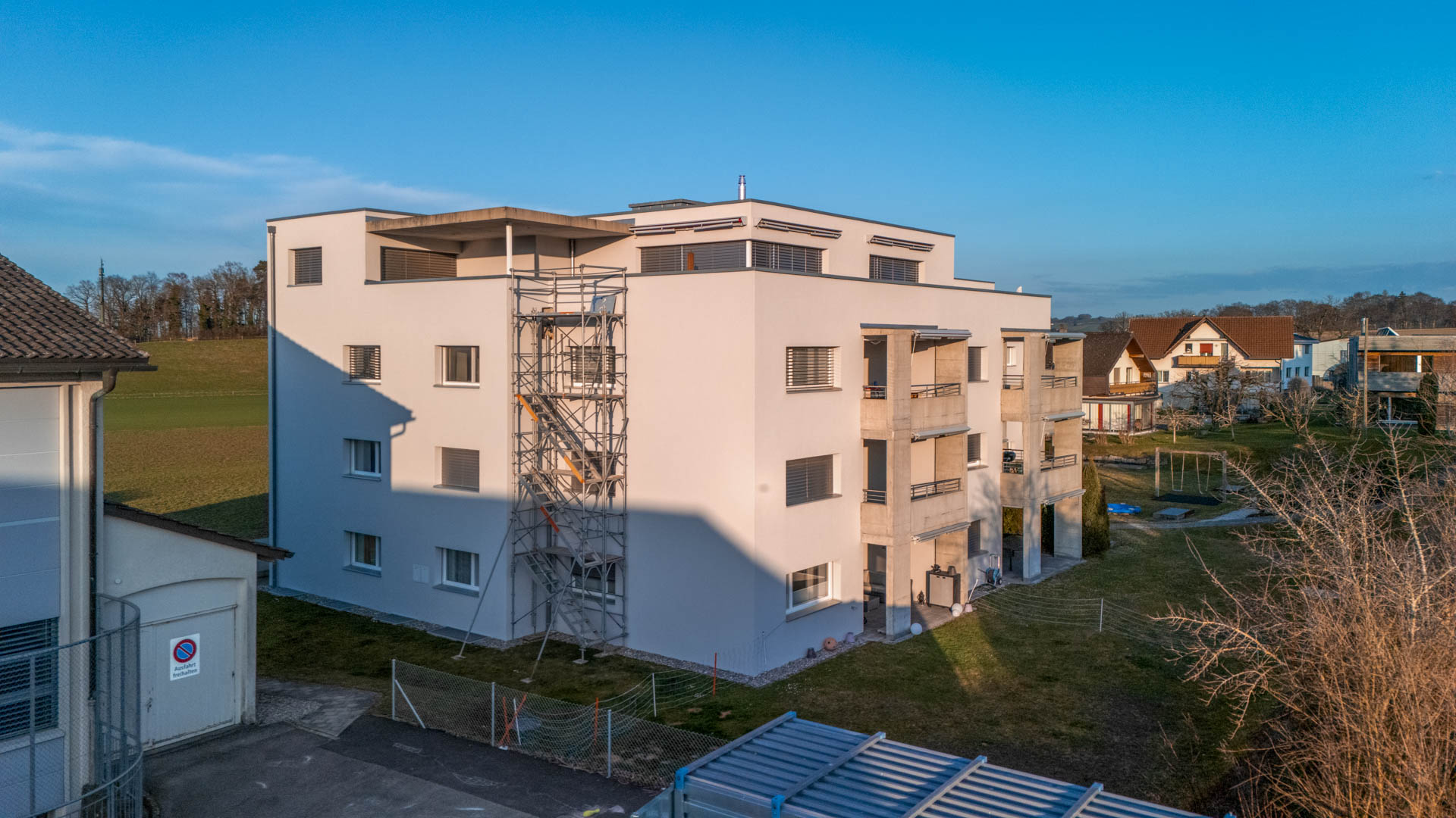 Gerüstvermietung in der Region Biel/Bienne – Foto: KUGE Bau AG